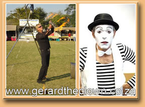 Fire Buskers and Mimes